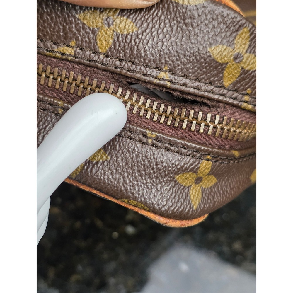 Louis Vuitton Danube Crossbody Bag Brown Monogram Vintage Messenger Purse - Picture 7 of 7
